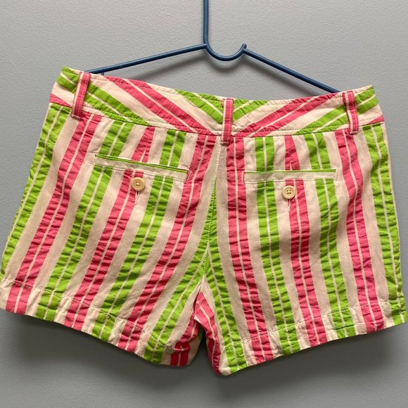 Lilly Pulitzer pink and green shorts, size 4 - Picture 3 of 4